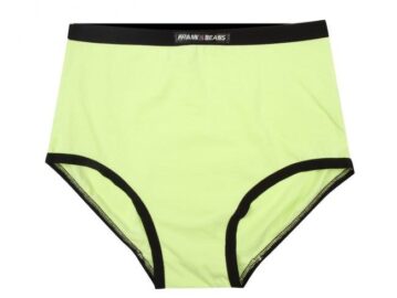 Frank and Beans Women’s Full Brief Lime Green Small
