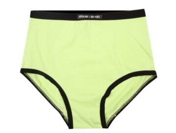 Frank and Beans Women’s Full Brief Lime Green Medium