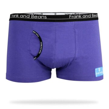 Frank and Beans Boxer Briefs Single Navy Purple S Bestsellers