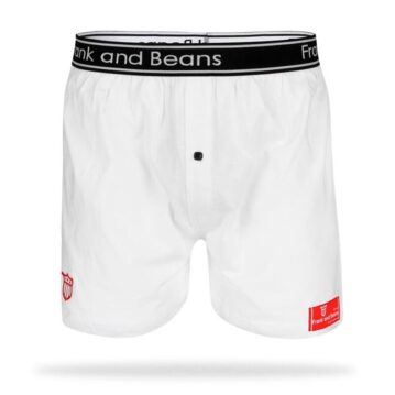 Frank and Beans Boxer Shorts White Medium Bestsellers