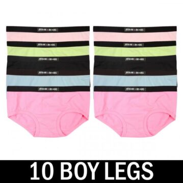 Frank and Beans Boyleg  10 Pack 2 of Each Colour Small Undie Packs