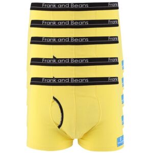 5 Piece Boxer Briefs-Yellow-XL Undie Packs from Frank and Beans.