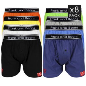 Boxer Shorts Rainbow 8 Pack-Large Undie Packs from Frank and Beans.