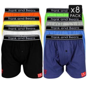 Boxer Shorts Rainbow 8 Pack-XL Undie Packs from Frank and Beans.